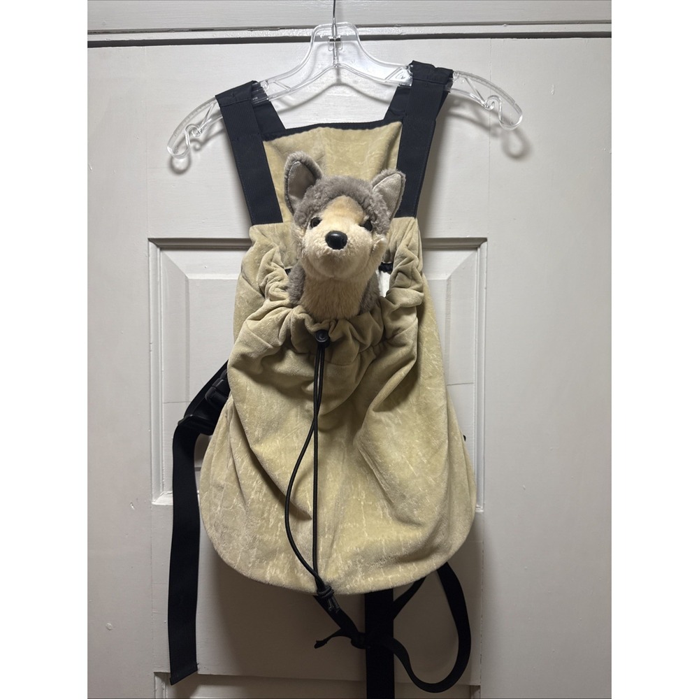 Pet Pocket Beige Small Dog‎ Or Cat Carrier  Backpack By Global Pet